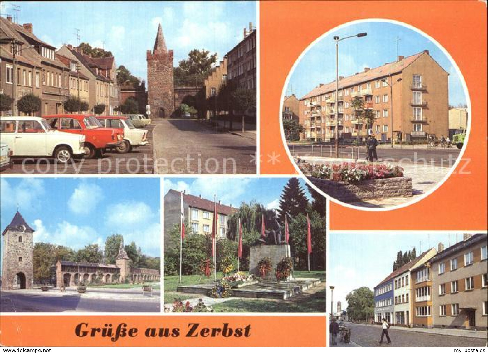 72557046 Zerbst Heidetor Magdeburger Tor Denkmal Alte Bruecke Zerbst - Zerbst