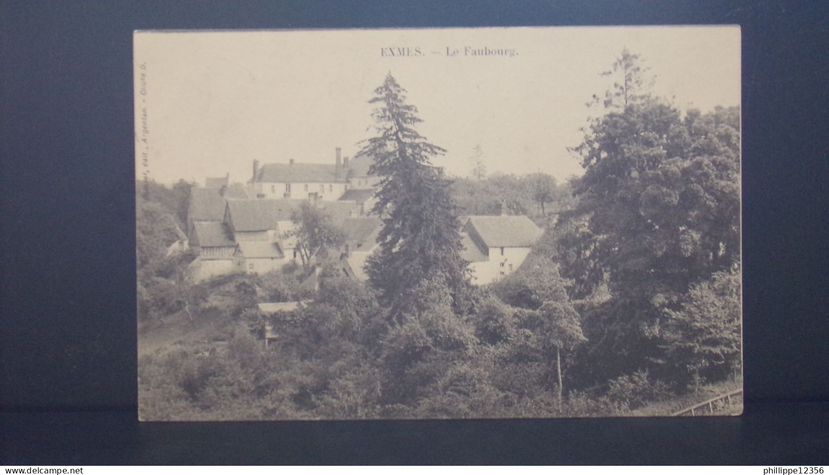 61382 . EXMES . LE FAUBOURG OBLITEREE . 1905 - Exmes