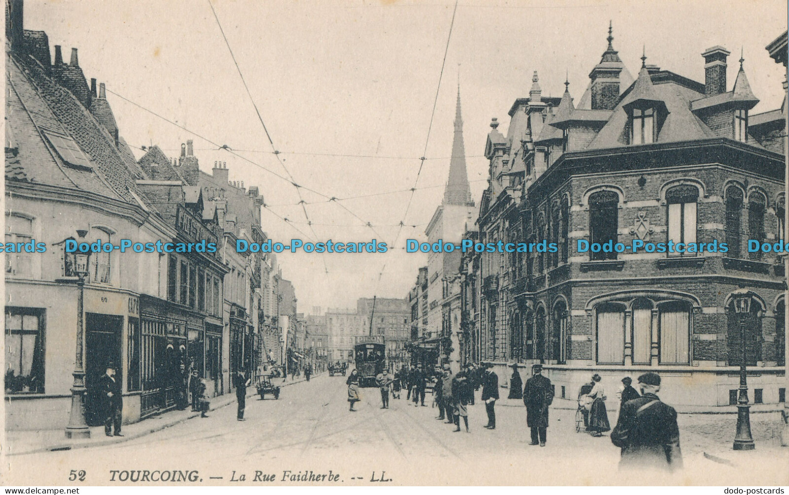 R009454 Tourcoing. La Rue Faidherbe. Levy Fils. No 52 - World