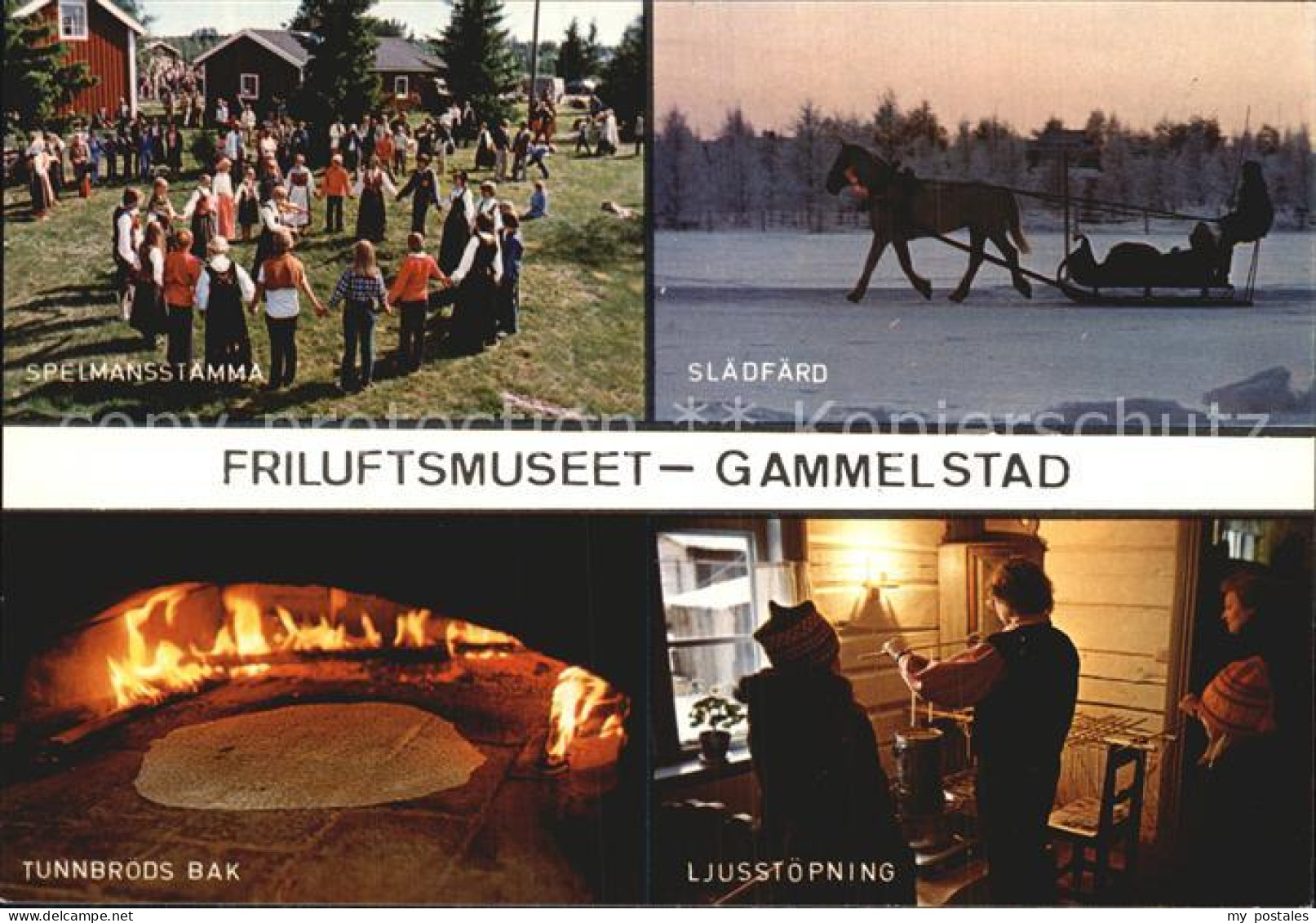 72556580 Gammelstad Freiluftmuseum Brotbackofen Schlittenfahrt Gammelstad - Zweden