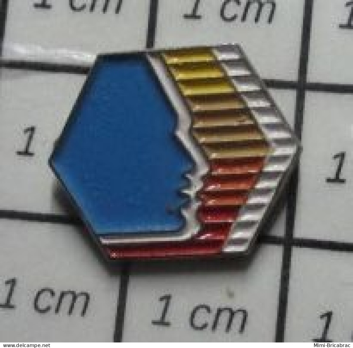 1520 Pin's Pins / Beau Et Rare / AUTRES / VISAGE BLEU DE PROFIL Mini Pin's - Autres & Non Classés