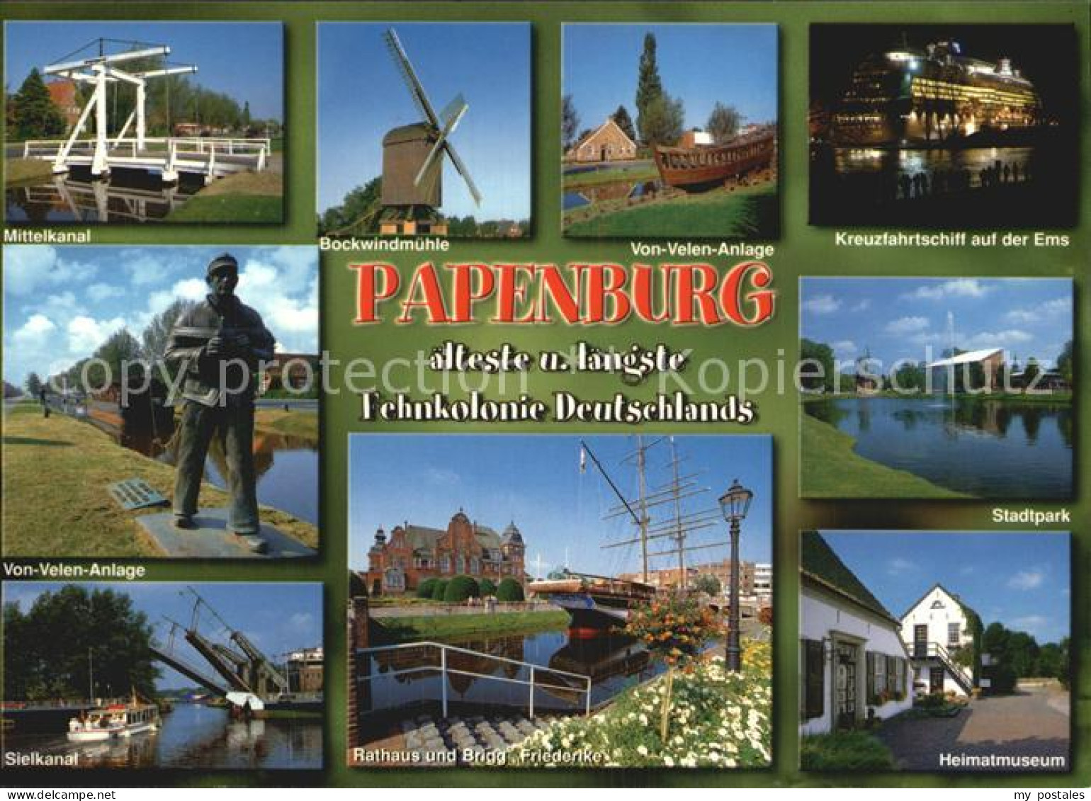 72554766 Papenburg Von-Velen-Anlage Stadtpark Blockwindmuehle Papenburg - Papenburg