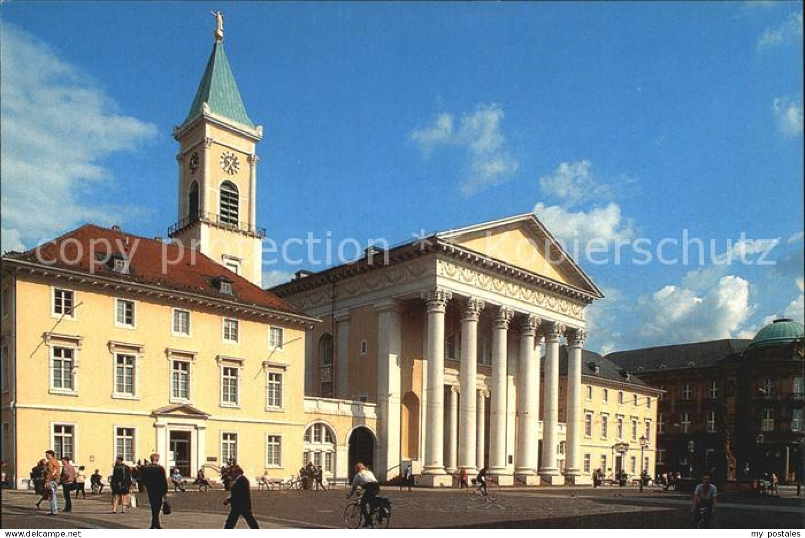 72554750 Karlsruhe Baden Evangelische Kirche Marktplatz Karlsruhe - Karlsruhe