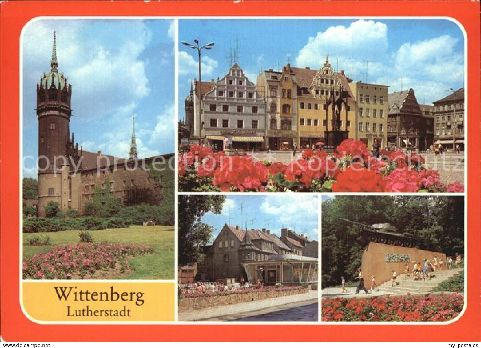 72553650 Wittenberg Lutherstadt Markt Schlossplatz  Wittenberg - Wittenberg