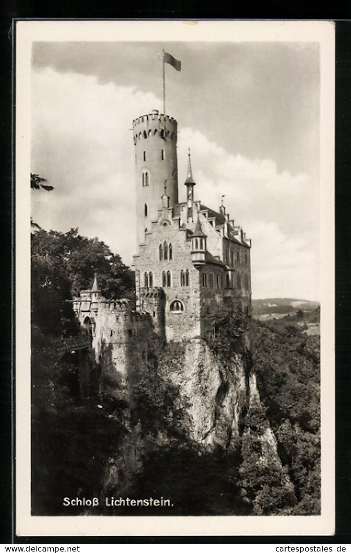 AK Honau, Ansicht Vom Schloss Lichtenstein  - Sonstige & Ohne Zuordnung