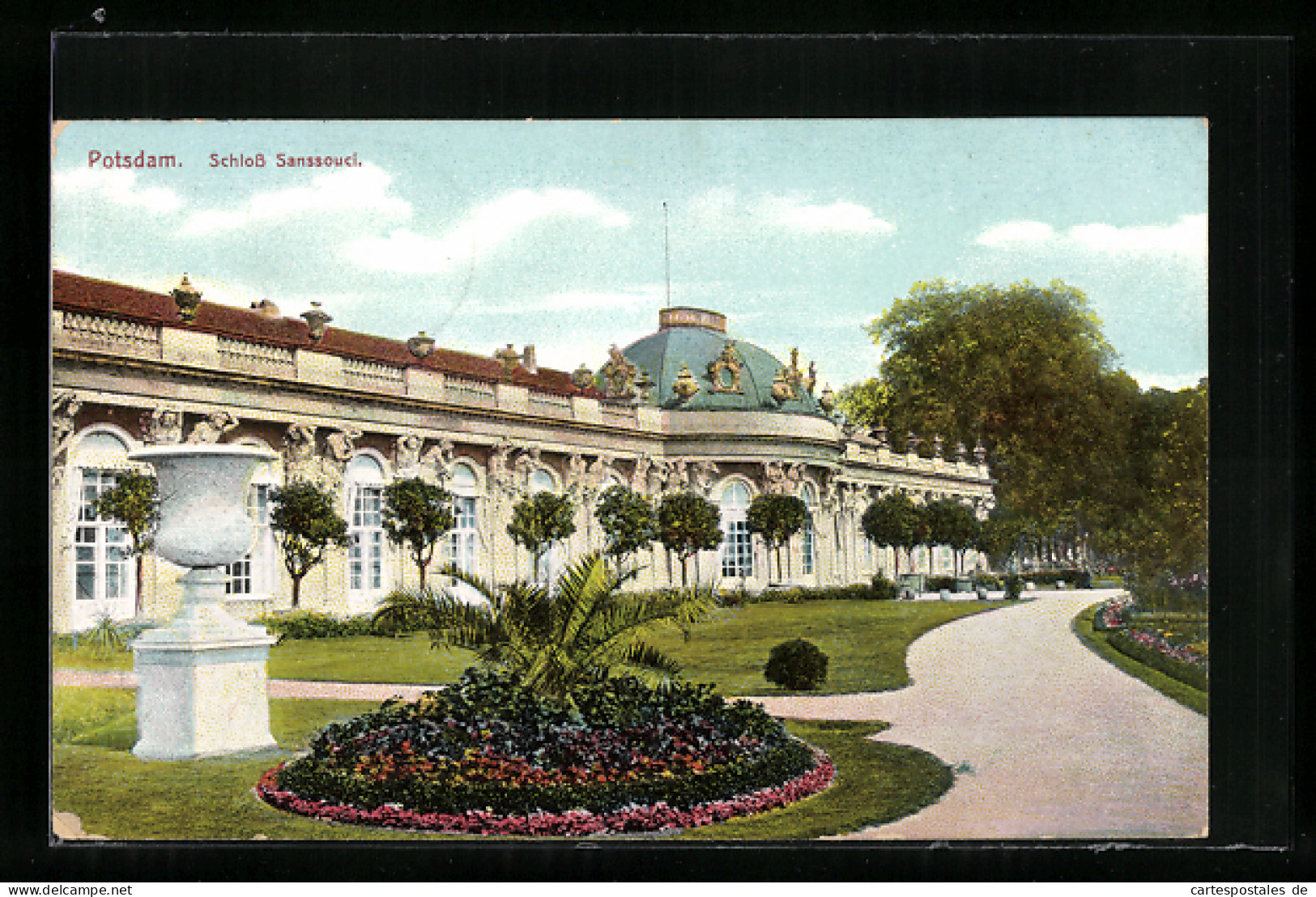AK Potsdam, Schloss Sanssouci, Rückansicht  - Autres & Non Classés