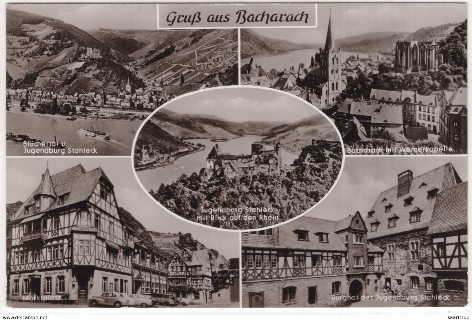 Gruß Aus Bacharach - (Deutschland) - 1962 - Bacharach