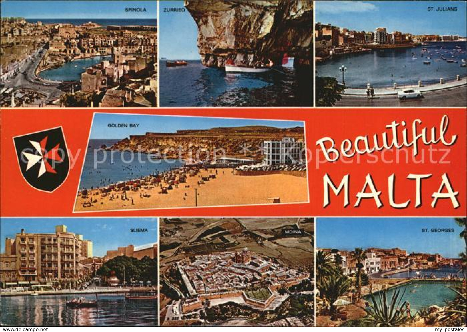 72552741 Malta Spinola Zurrieo St Julians Golden Bay Sliema Mdina St Georges Mal - Malte