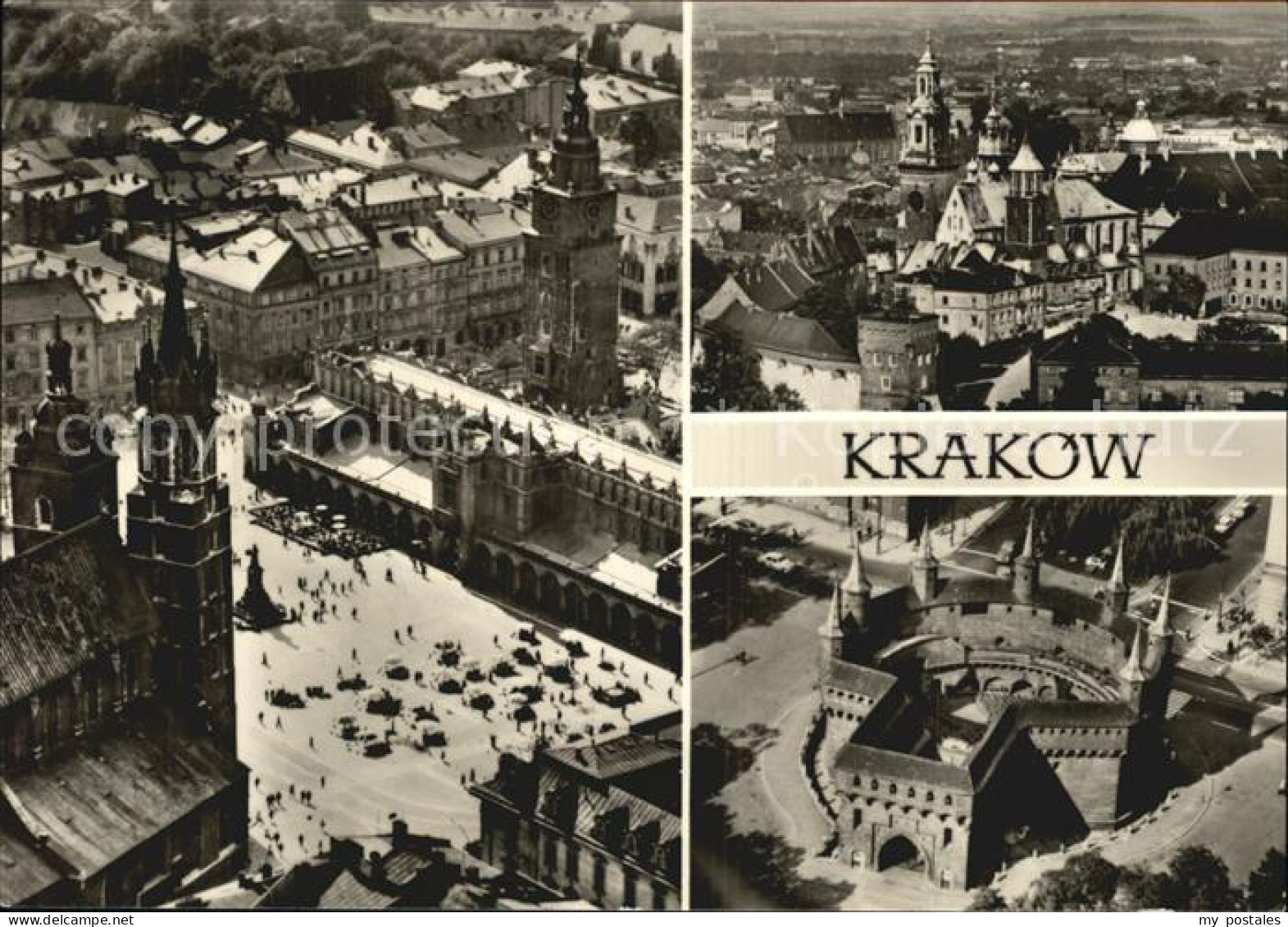72552594 Krakow Krakau Rynek Glowny Wawel Barbakan Krakow Krakau - Pologne