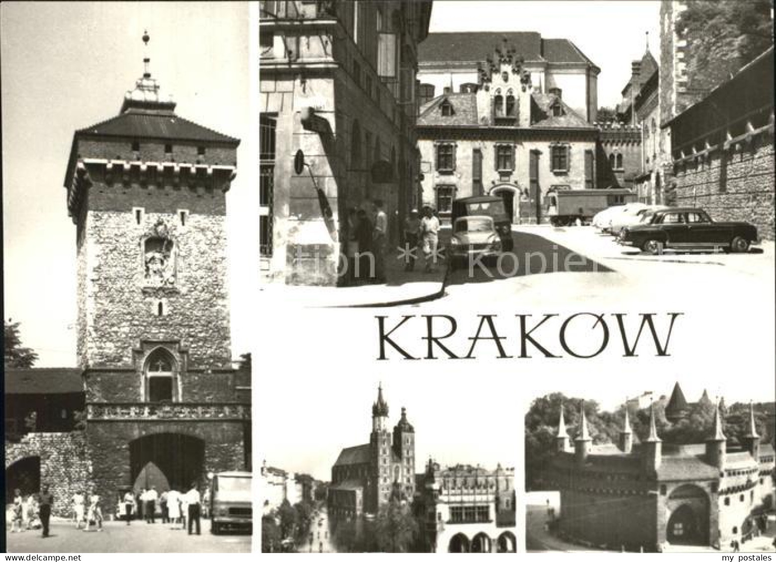 72552593 Krakow Krakau Brama Florianska Zaulek Przy Ul Pijarskiej Kosciol Mariac - Poland