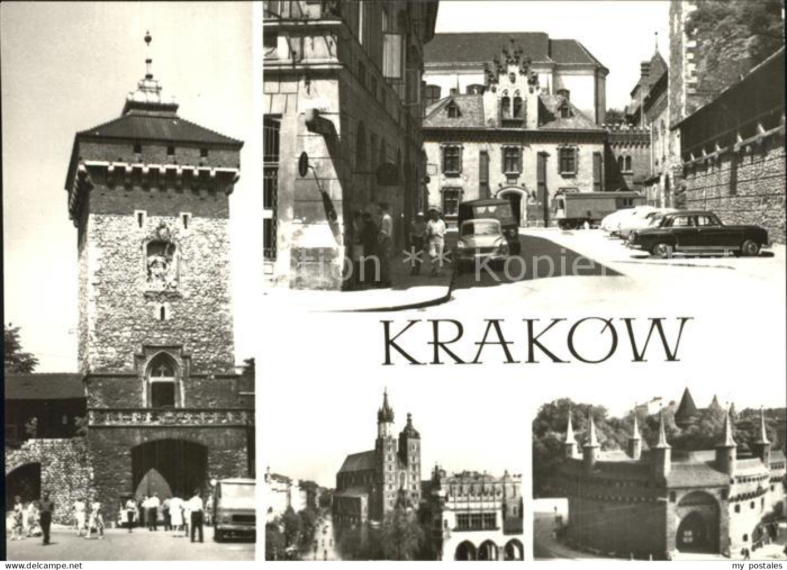 72552593 Krakow Krakau Brama Florianska Zaulek Przy Ul Pijarskiej Kosciol Mariac - Pologne