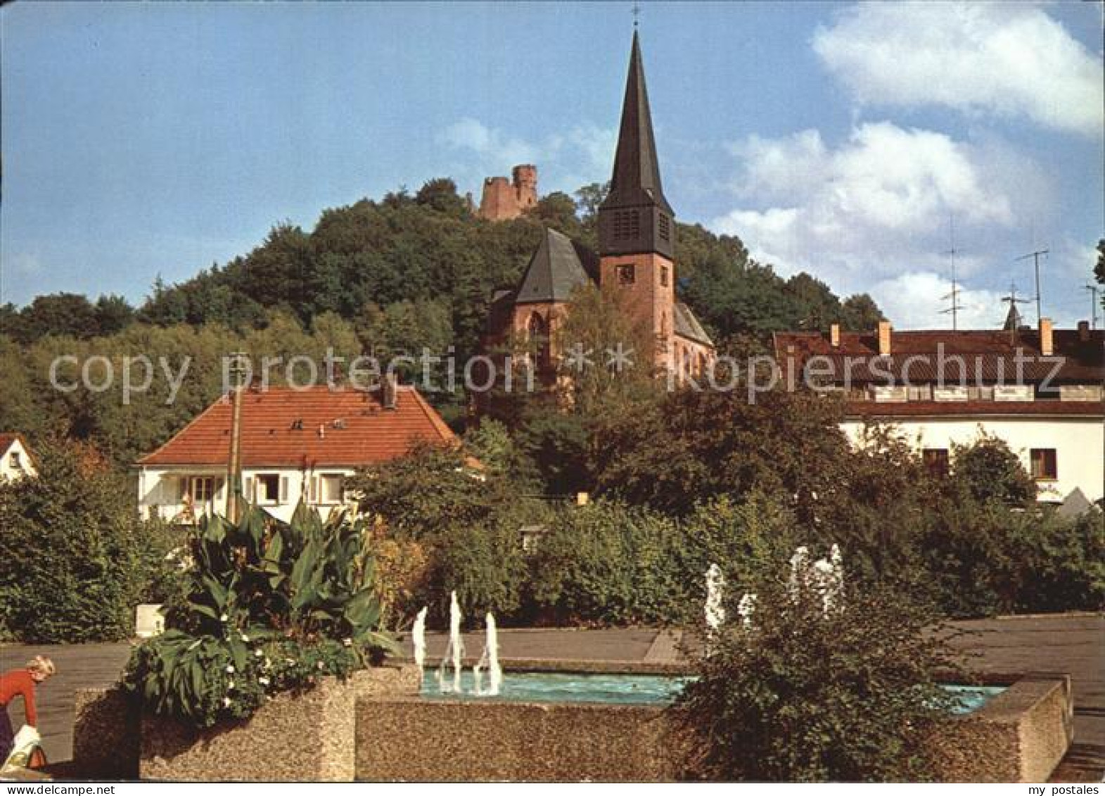 72552532 Hohenecken Brunnen Kirche Schloss Kaiserslautern - Kaiserslautern