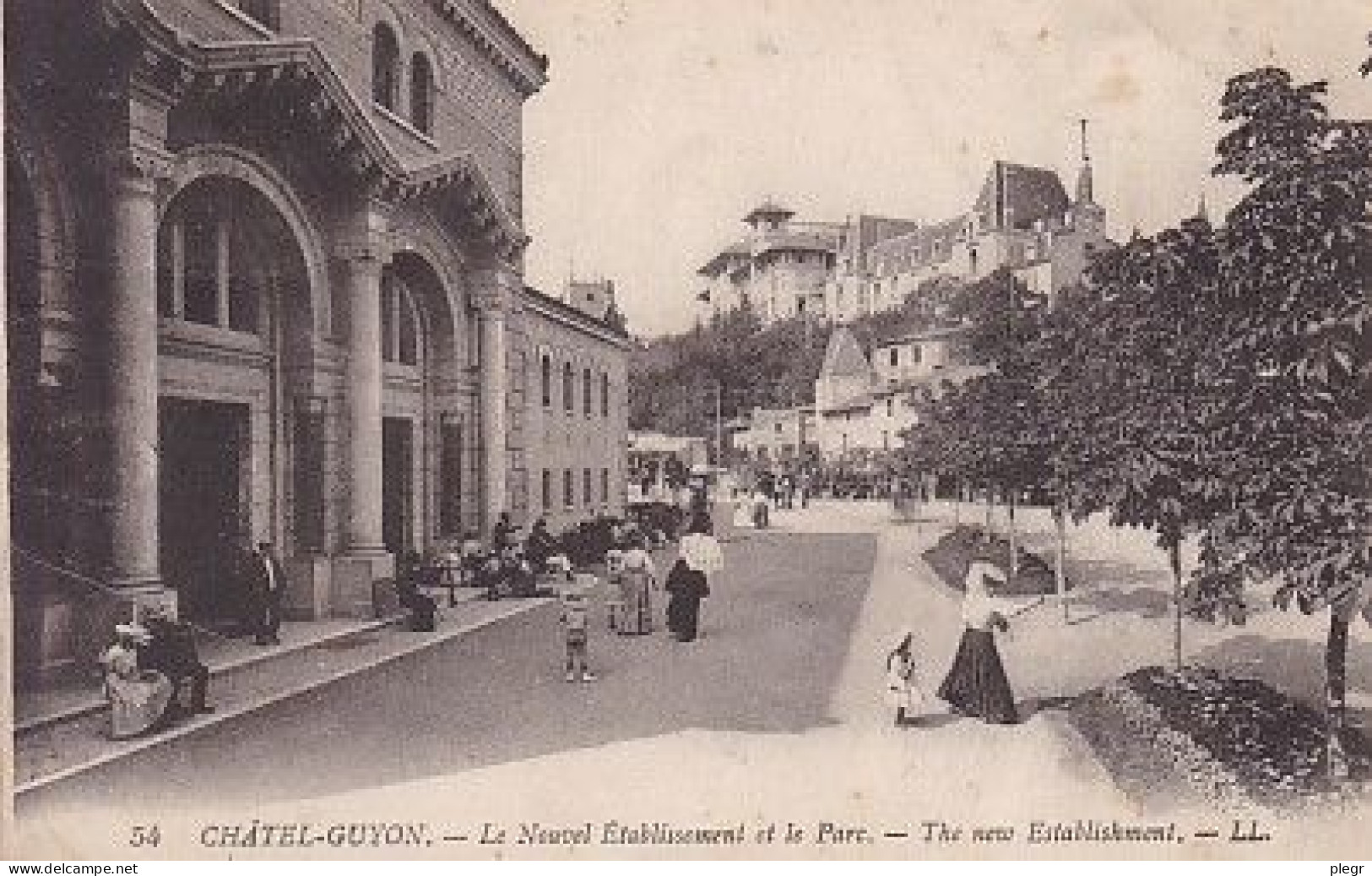 63103 01 128#0 - CHÂTEL GUYON * - LE NOUVEL ETABLISSEMENT ET LE PARC - Châtel-Guyon