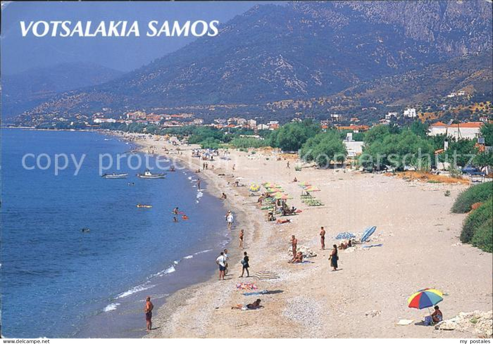 72551756 Samos Griechenland Strand Panorama  - Greece