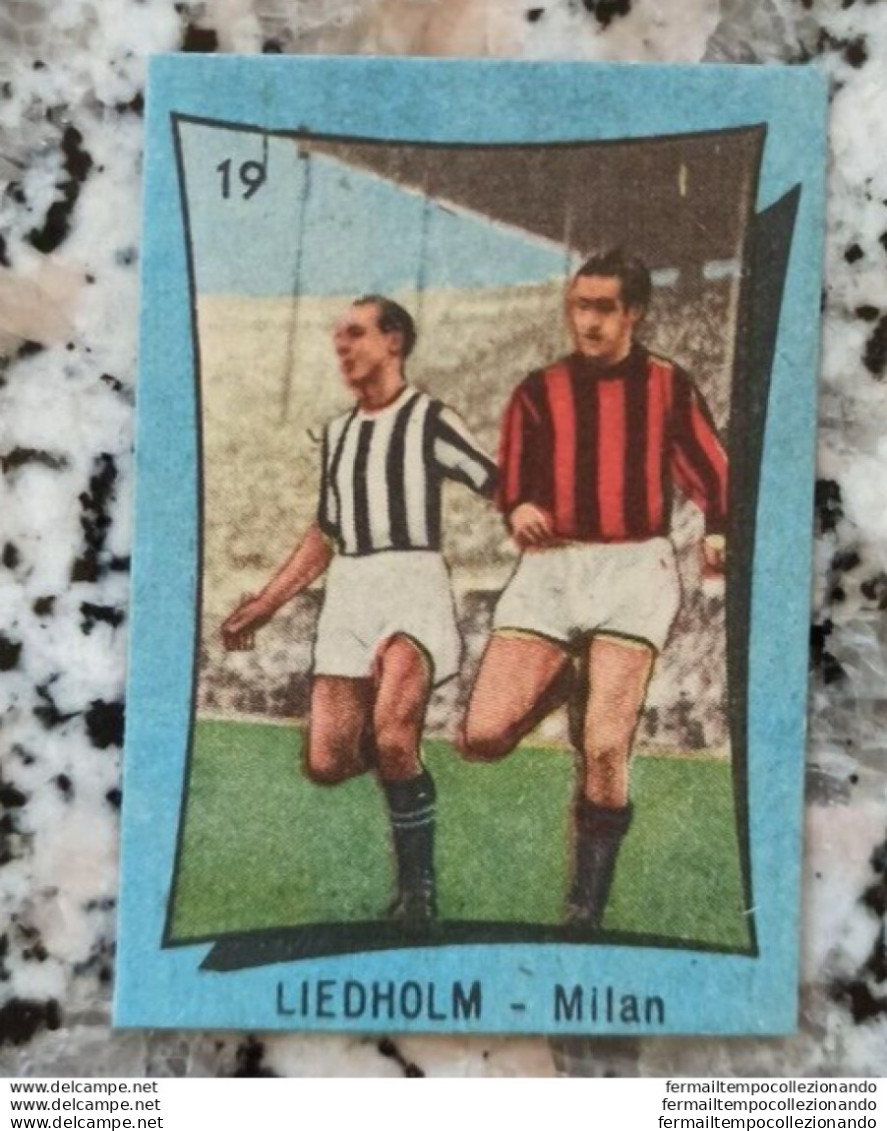 Bh Figurina Cartonata N 19 Edizione Nannina Anni 50 Liedholm Milan - Kataloge