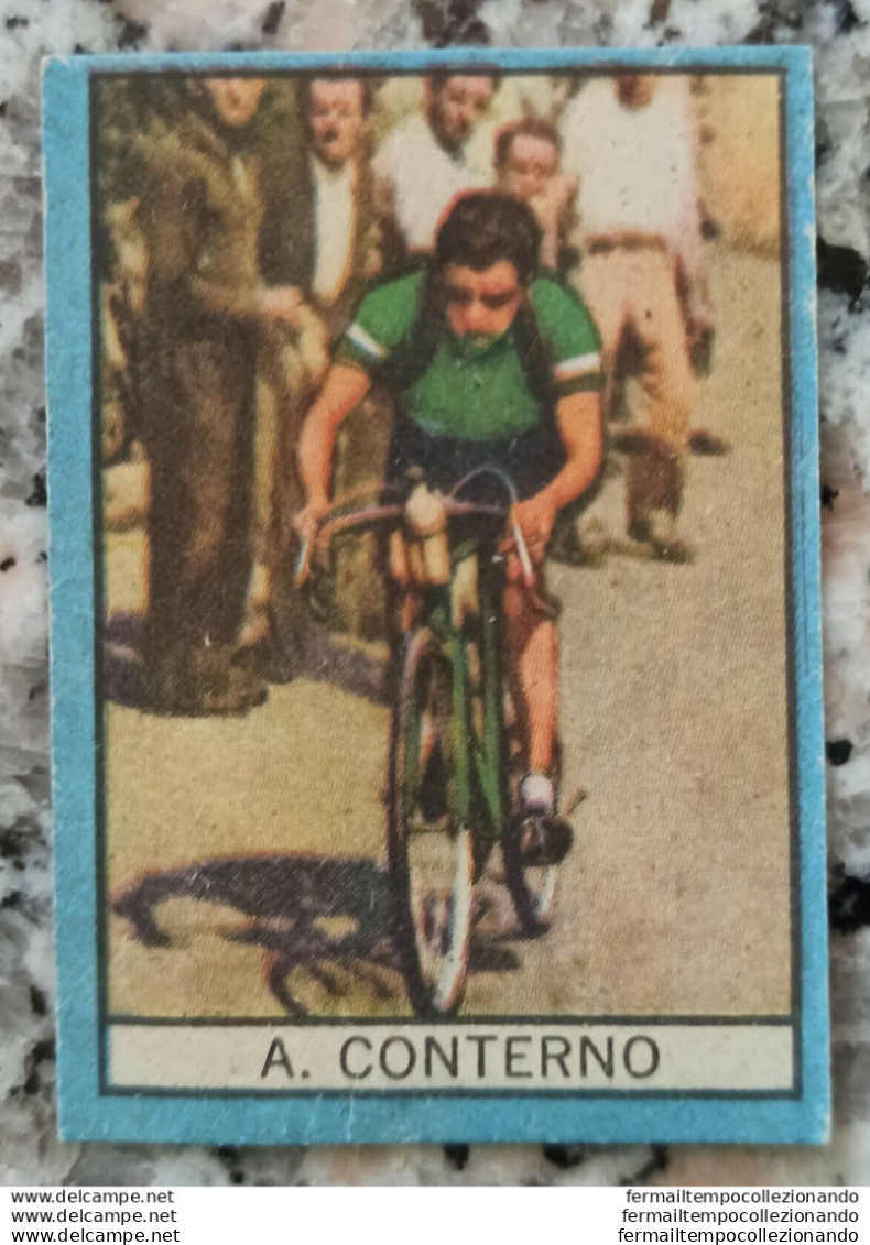 Bh Figurina Cartonata Nannina Cicogna Ciclismo Cycling Anni 50 A.conterno - Kataloge