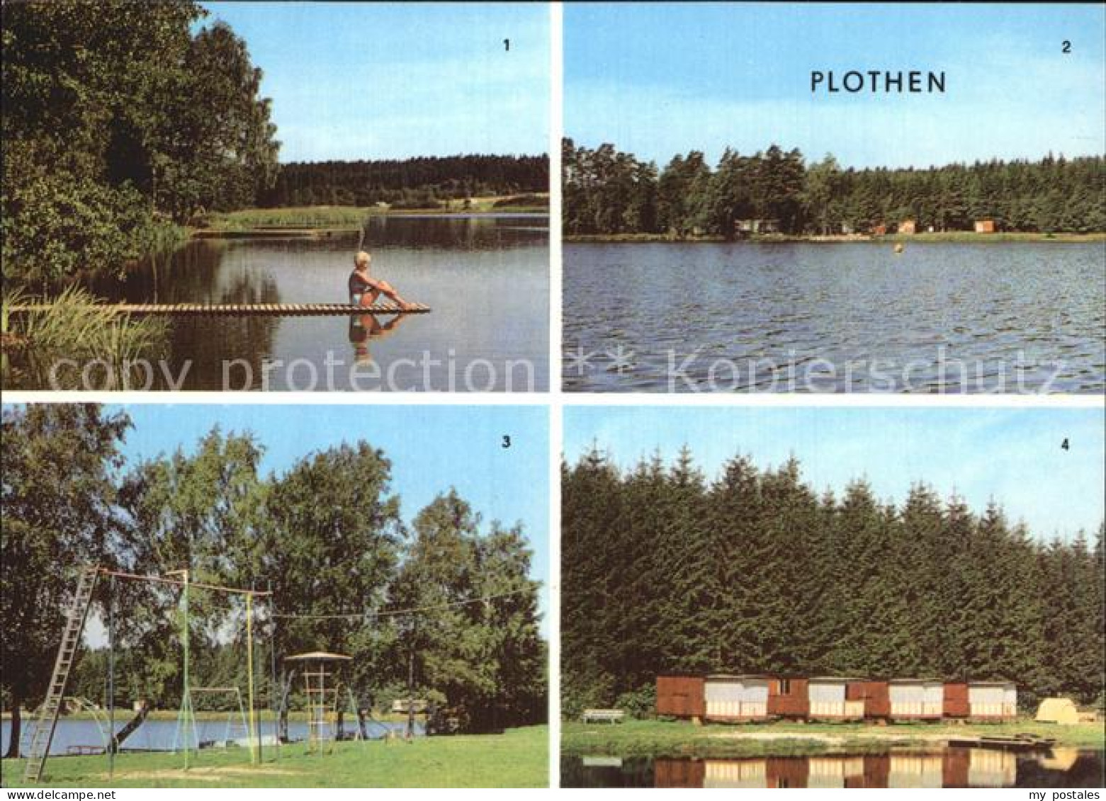 72551649 Plothen Hausteich Zeltjugendherberge Bungalows Plothen - Autres & Non Classés