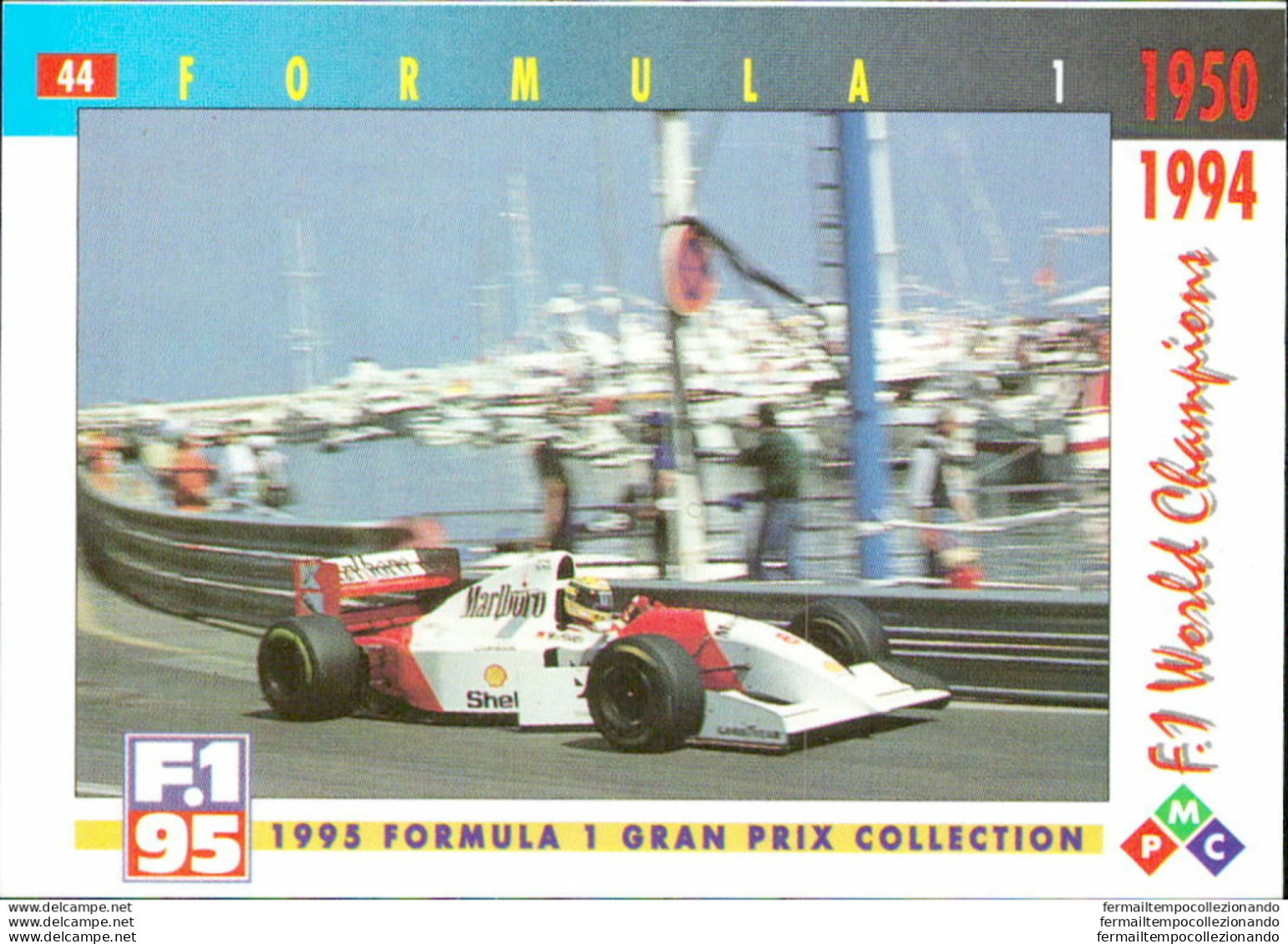 Bh44 1995 Formula 1 Gran Prix Collection Card F.1 World Champions N 44 - Catalogues
