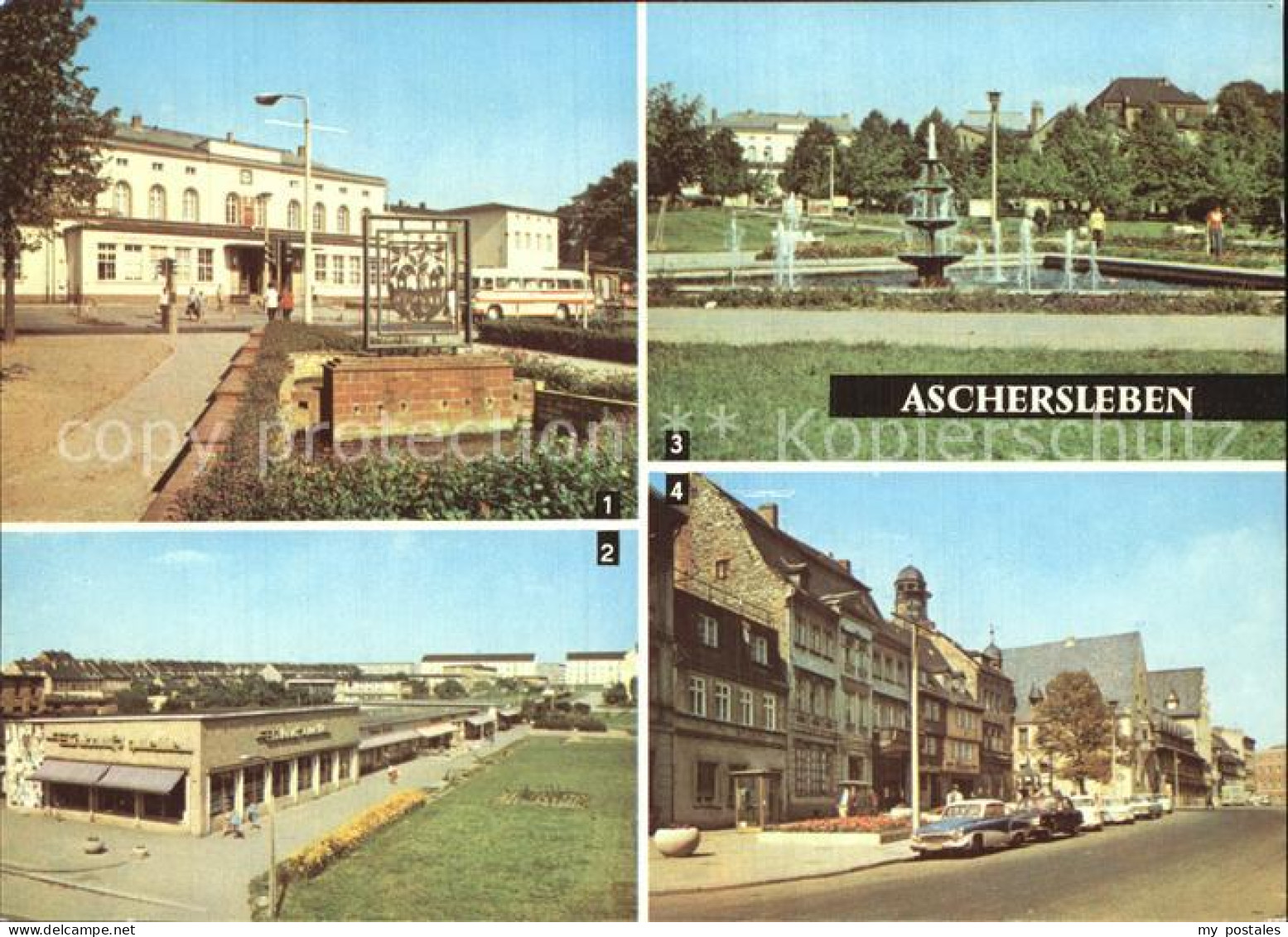 72551321 Aschersleben Bahnhof Ladenstrasse  Aschersleben - Aschersleben