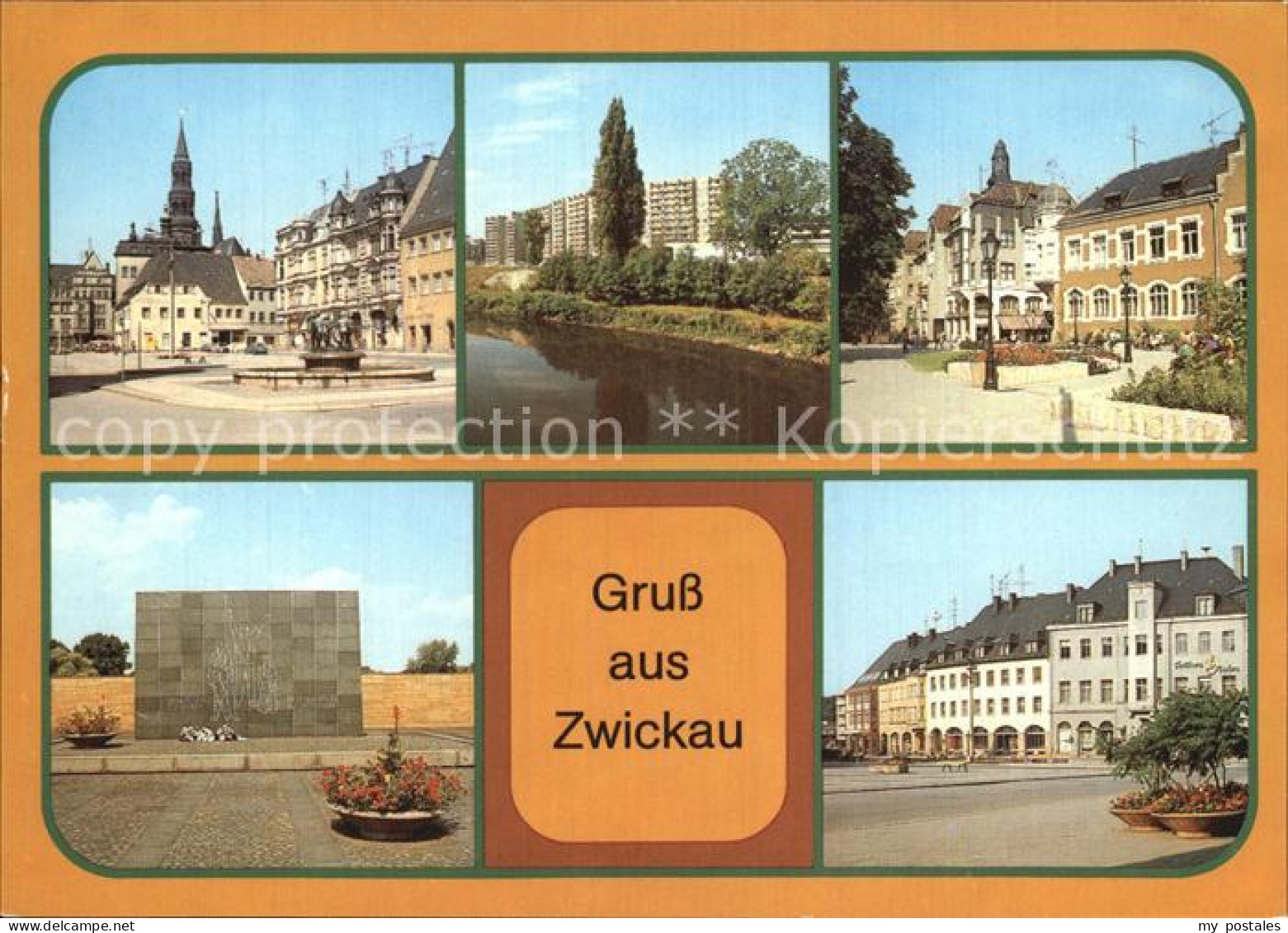 72550748 Zwickau Sachsen Hauptmarkt Wilhelm Pieck Strasse VdN Mahnmal Hauptmarkt - Zwickau