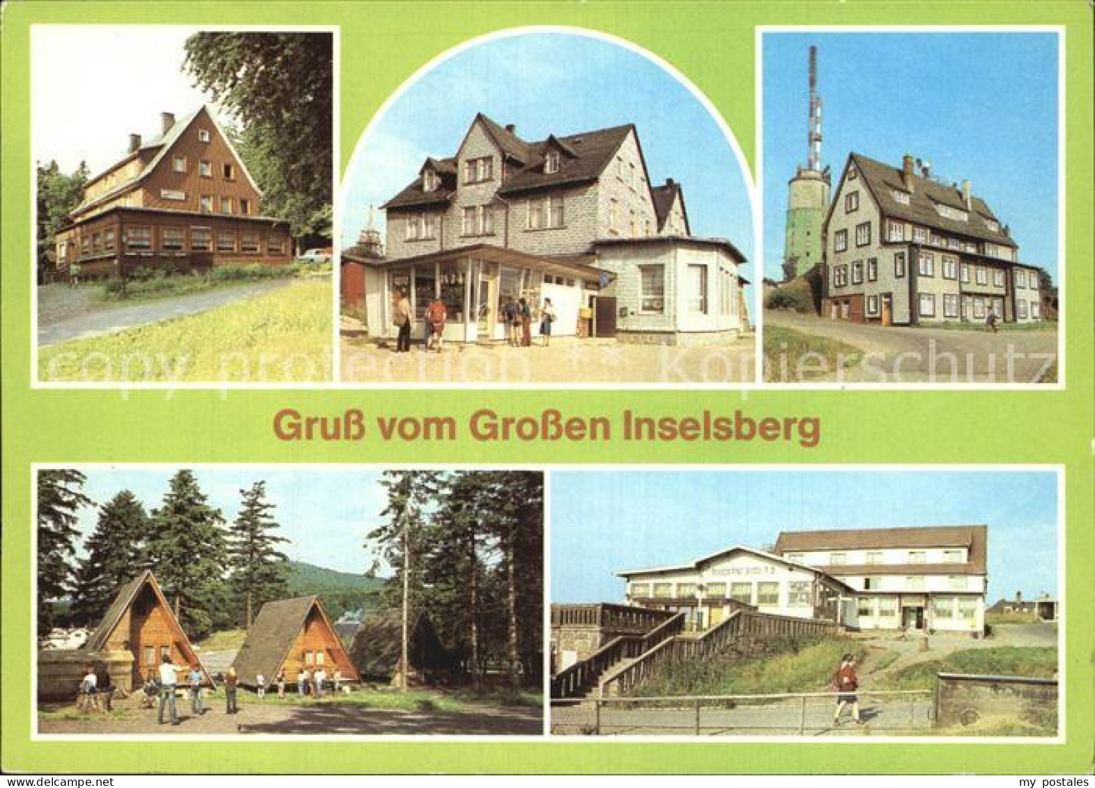 72550722 Grosser Inselsberg Haus Am Reitstein HO Gaststaette Stadt Gotha Berggas - Autres & Non Classés