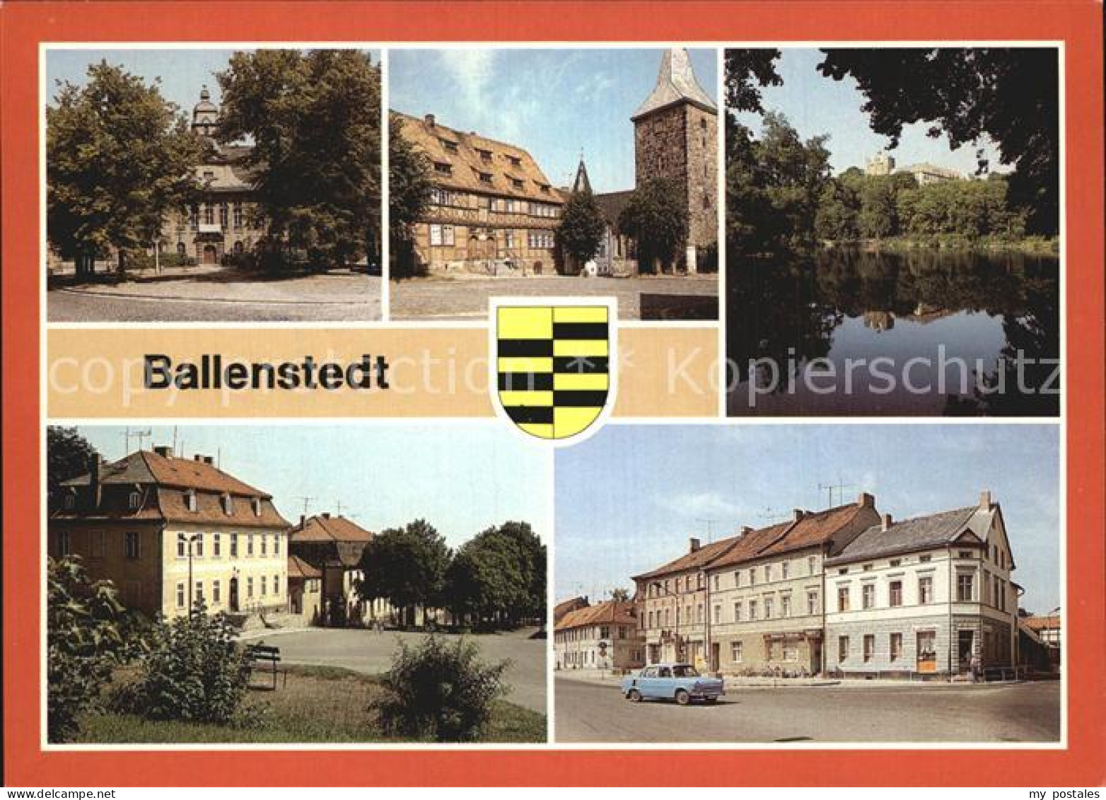 72550688 Ballenstedt Rathaus Alter Markt Schlossteich Wilhelm Pieck Allee Ballen - Ballenstedt