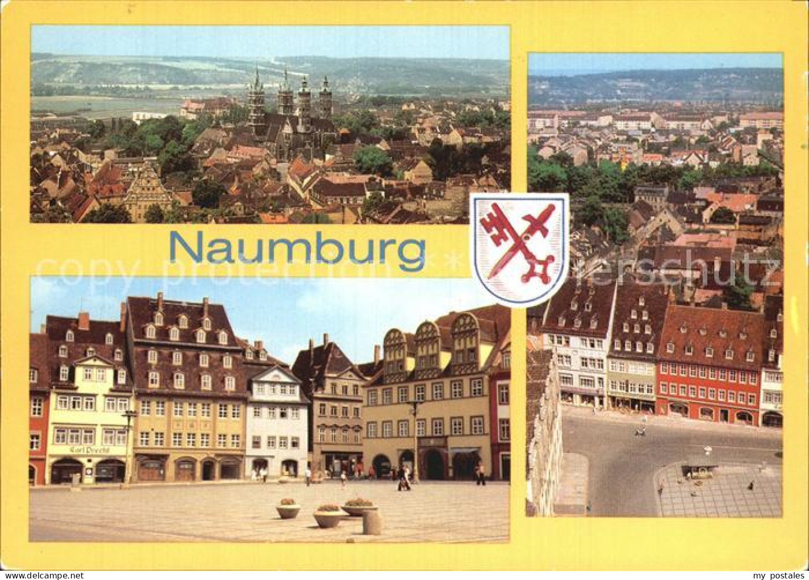 72550674 Naumburg Saale Wilhelm Pieck Platz Panorama Naumburg - Naumburg (Saale)