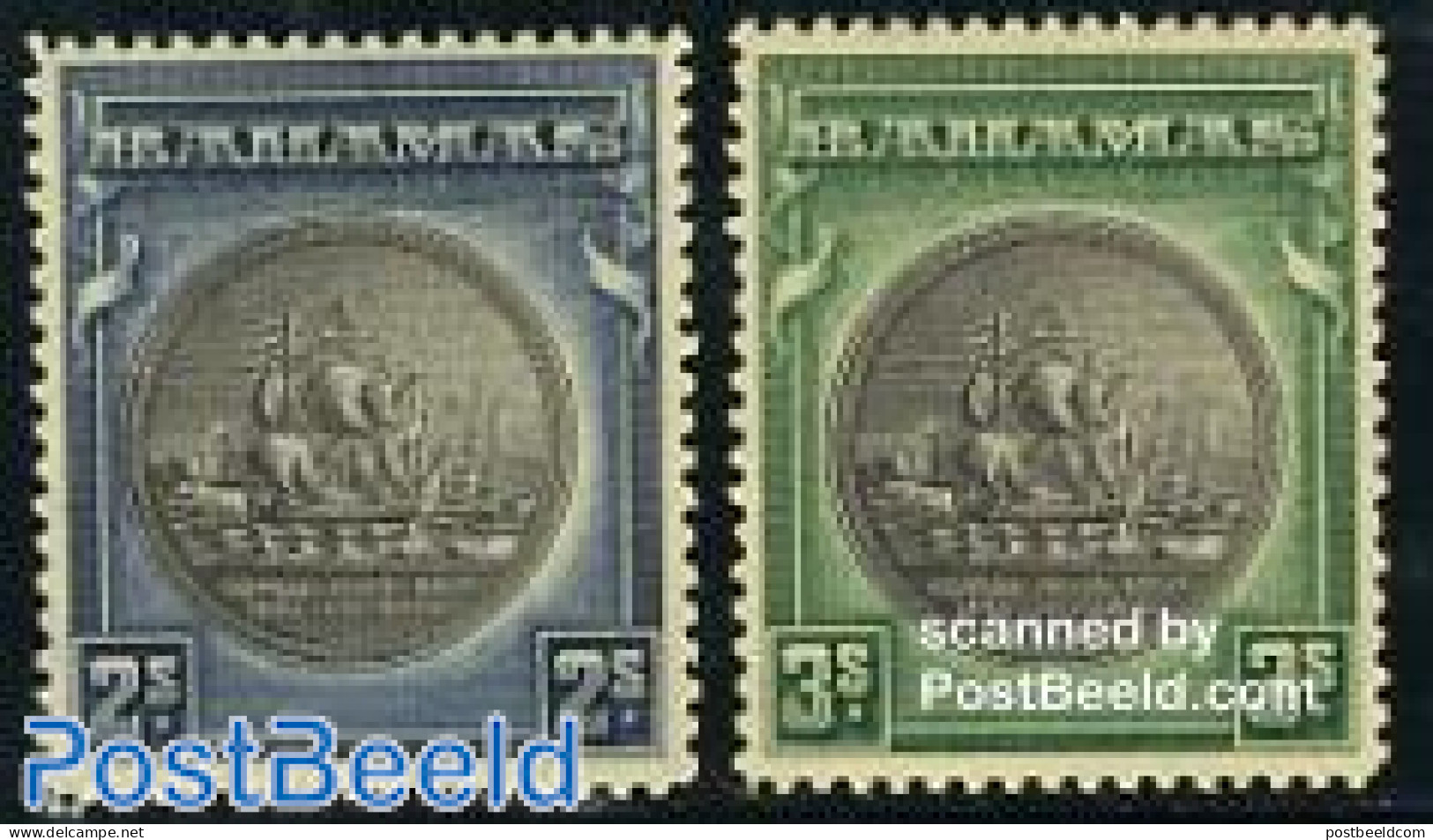 Bahamas 1931 Definitives 2v, Mint NH, History - Coat Of Arms - Other & Unclassified