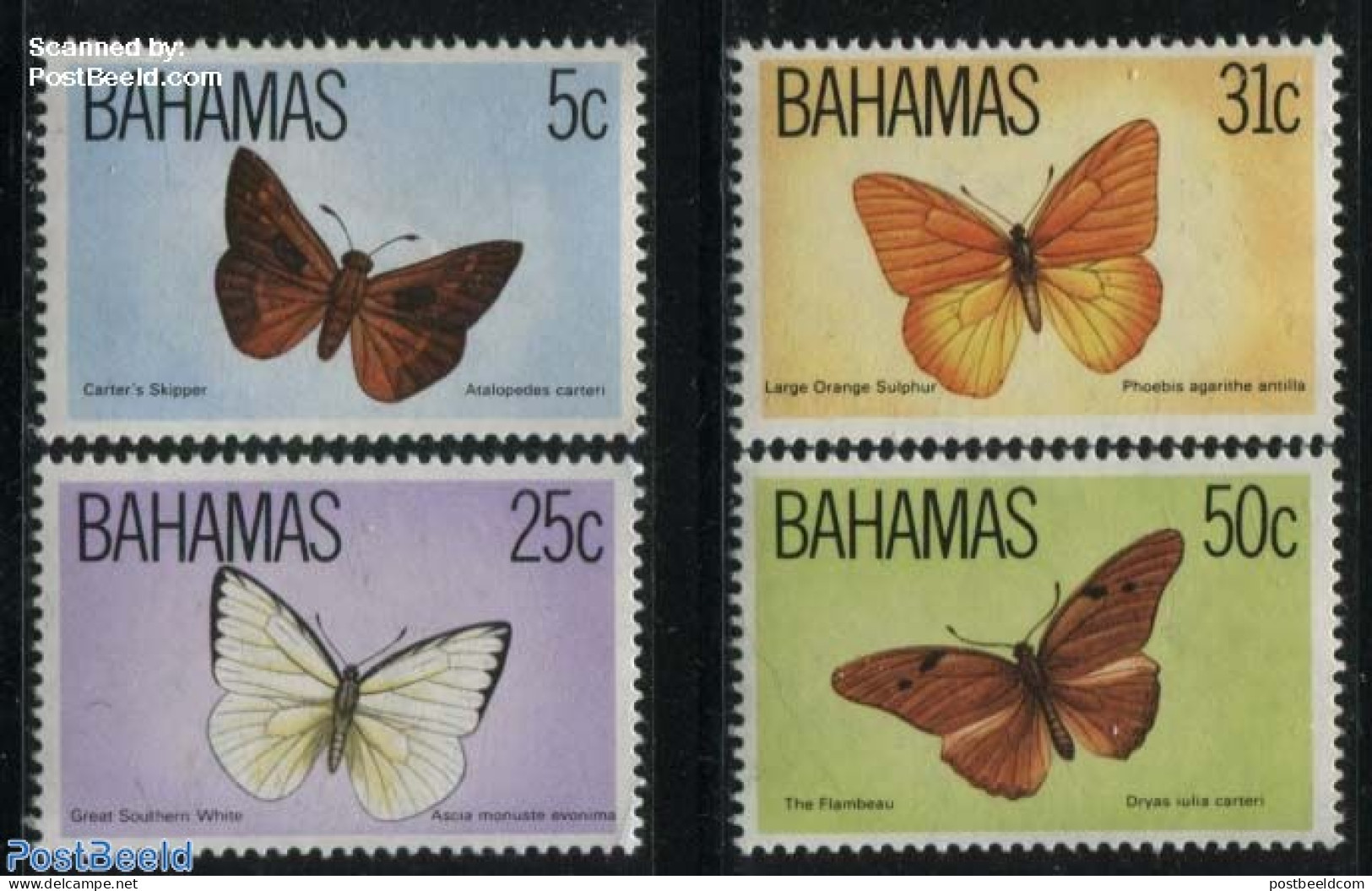 Bahamas 1983 Butterflies 4v, Mint NH, Nature - Butterflies - Autres & Non Classés