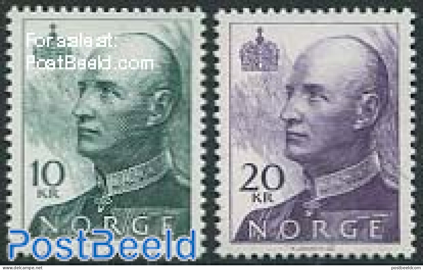 Norway 1993 Definitives 2v, Phosphor, Mint NH - Unused Stamps