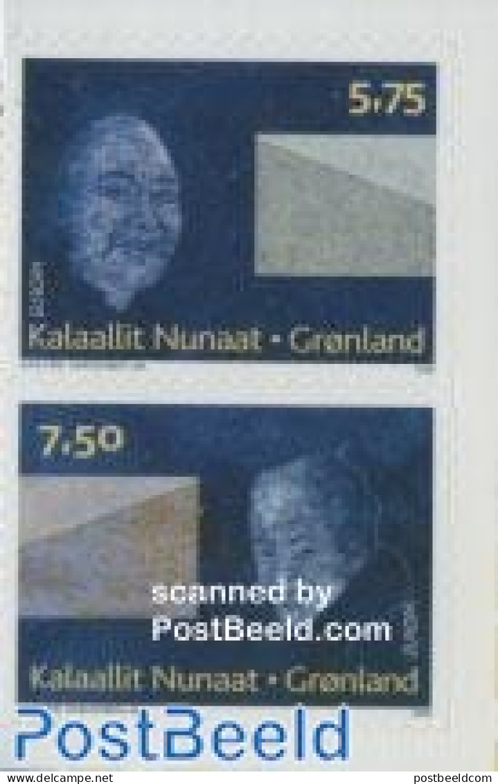Greenland 2008 Europa, Letter Writing 2v S-a (from Booklet), Mint NH, History - Europa (cept) - Post - Ongebruikt