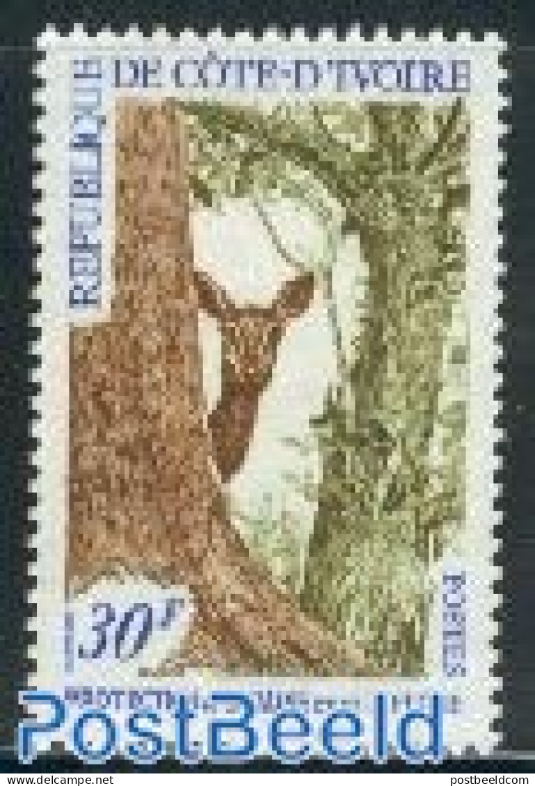 Ivory Coast 1968 Nature Conservation, Antilope 1v, Mint NH, Nature - Animals (others & Mixed) - Trees & Forests - Neufs
