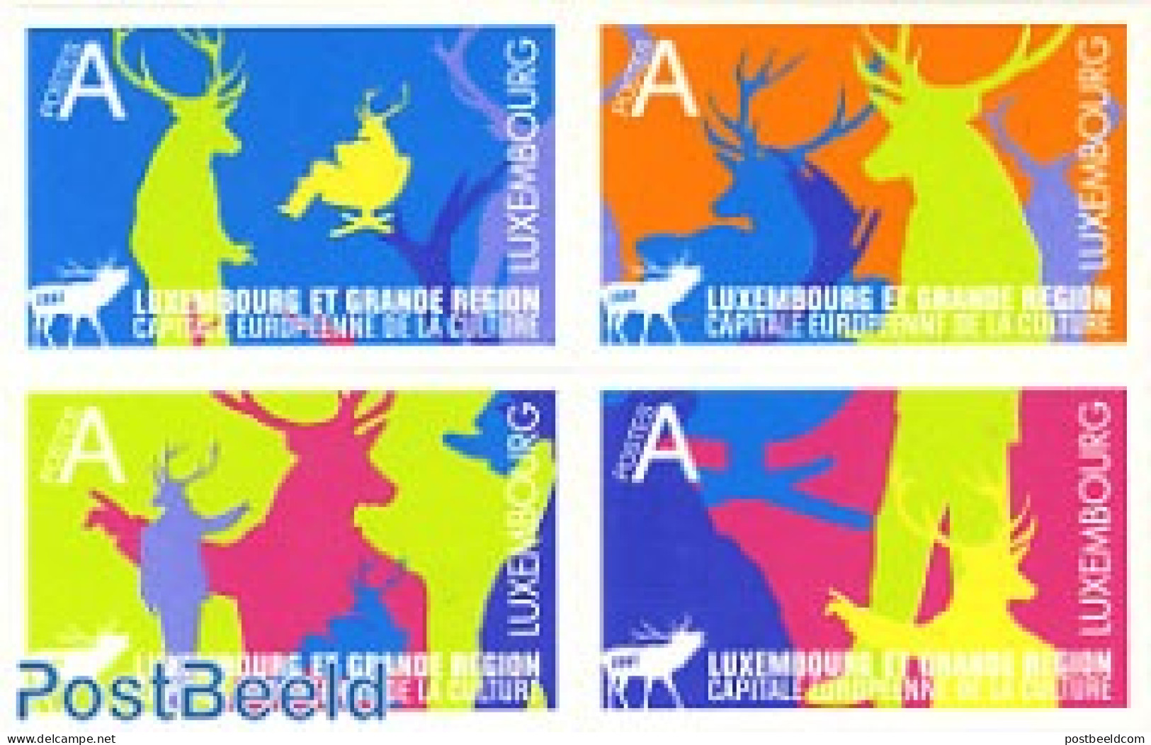 Luxemburg 2007 Cultural Capital 4v S-a, Mint NH, History - Nature - Europa Hang-on Issues - Animals (others & Mixed) -.. - Ungebraucht