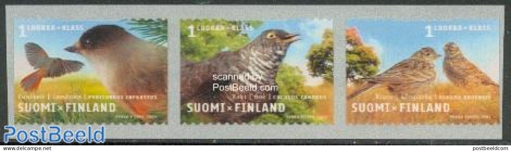 Finland 2003 Birds 3v S-a, Mint NH, Nature - Birds - Unused Stamps