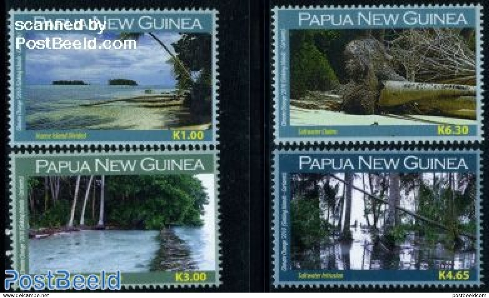Papua New Guinea 2010 Climate Change 4v, Mint NH, Nature - Environment - Trees & Forests - Protection De L'environnement & Climat