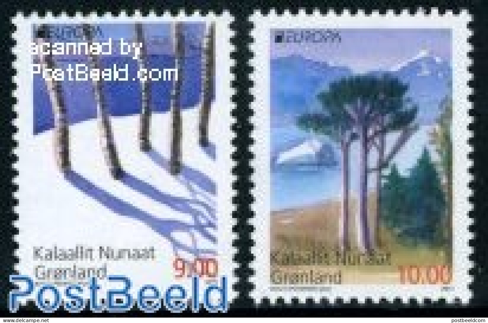 Greenland 2011 Europa, Forests 2v, Mint NH, History - Nature - Europa (cept) - Trees & Forests - Unused Stamps