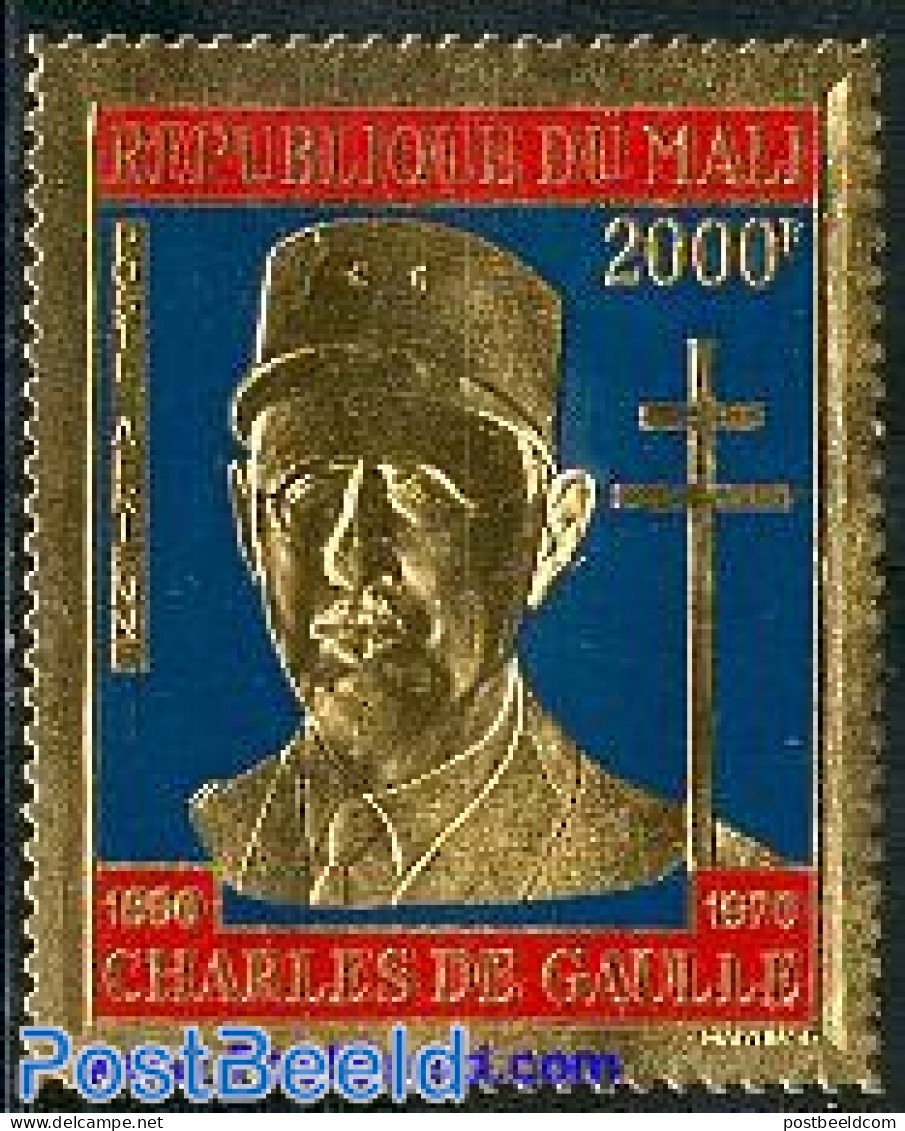 Mali 1971 Charles De Gaulle 1v, Mint NH, History - Politicians - Malí (1959-...)