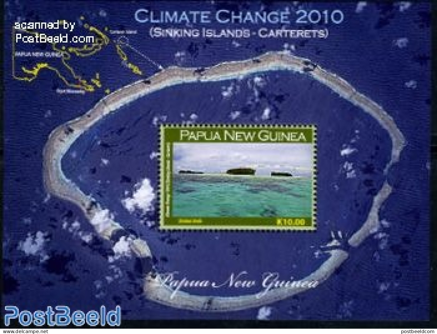 Papua New Guinea 2010 Climate Change S/s, Mint NH, Nature - Environment - Protection De L'environnement & Climat