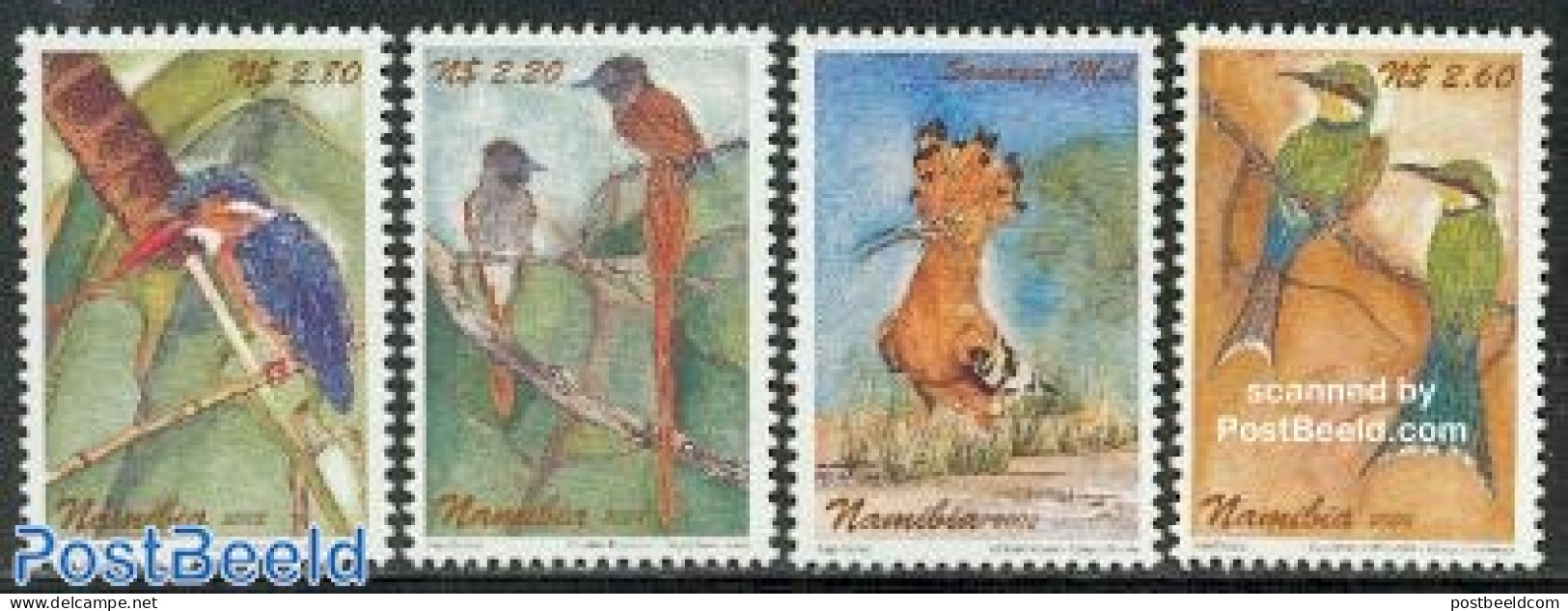 Namibia 2002 Birds 4v, Mint NH, Nature - Birds - Namibia (1990- ...)