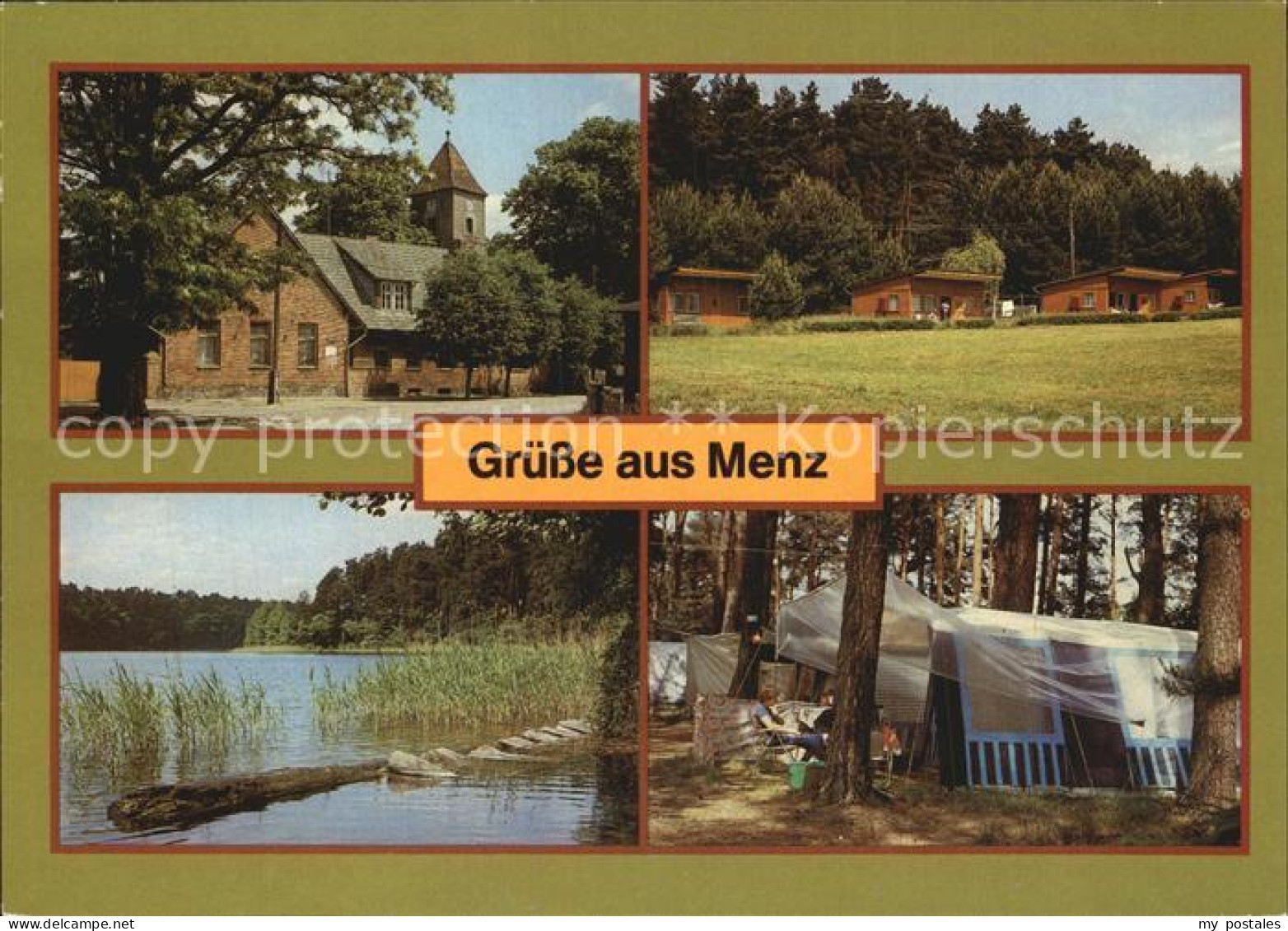 72550322 Menz Gransee Schulplatz Bungalows Roofensee Zeltplatz Menz Gransee - Neuglobsow