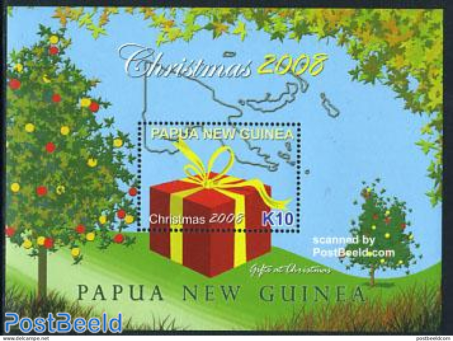 Papua New Guinea 2008 Christmas S/s, Mint NH, Religion - Christmas - Noël