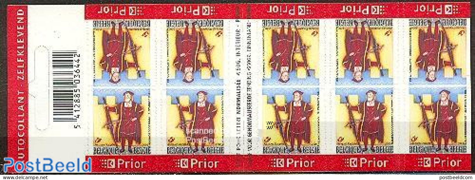 Belgium 2006 Crossbow Man Of Brussels Booklet S-a, Mint NH, Sport - Shooting Sports - Stamp Booklets - Nuevos