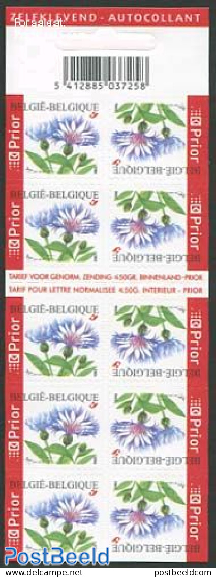 Belgium 2006 Flowers 1v S-a In Foil Booklet, Mint NH, Nature - Flowers & Plants - Stamp Booklets - Neufs