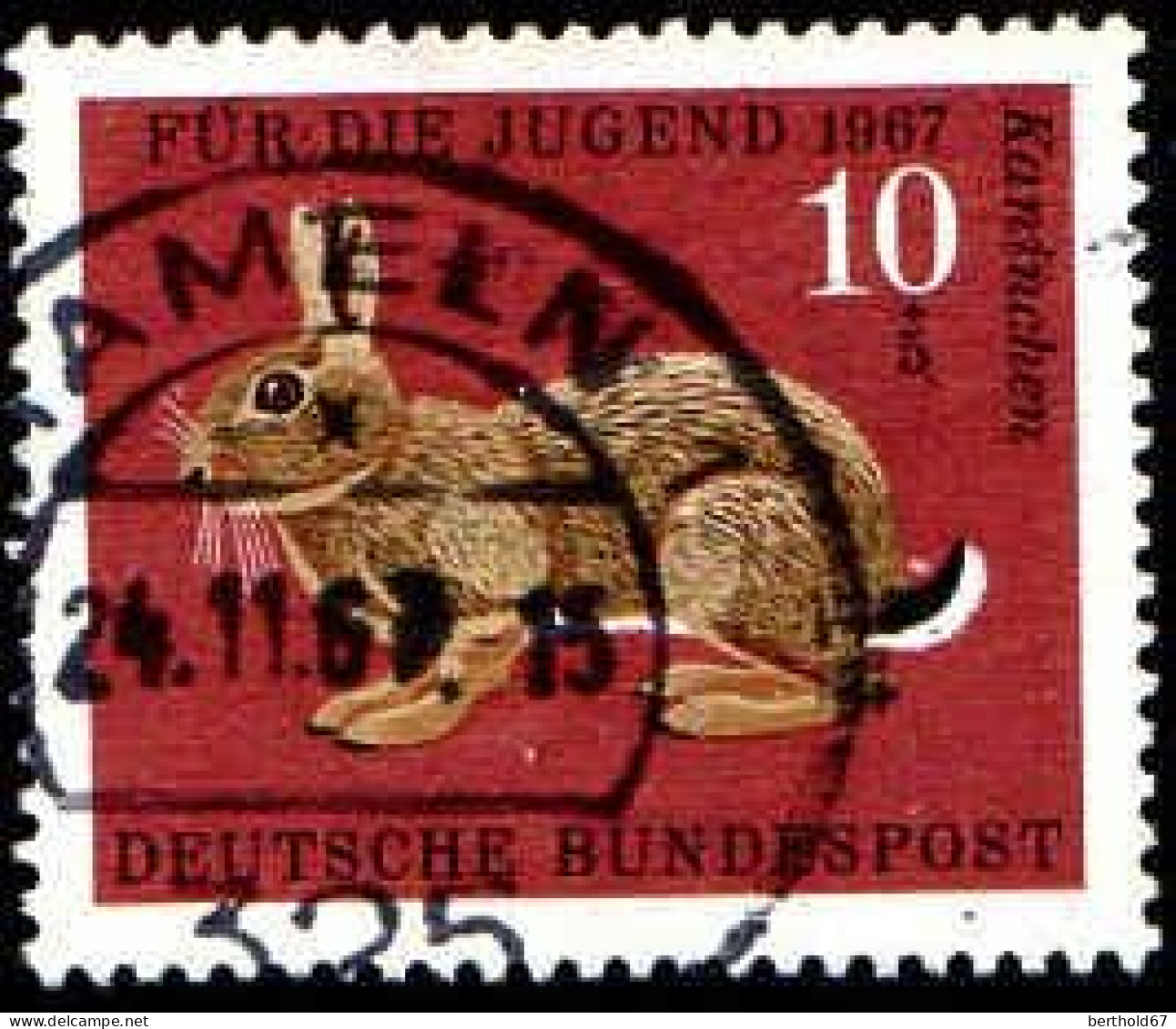 RFA Poste Obl Yv: 387/390 Für Die Jugend Animaux à Fourrure (Beau Cachet Rond) - Used Stamps