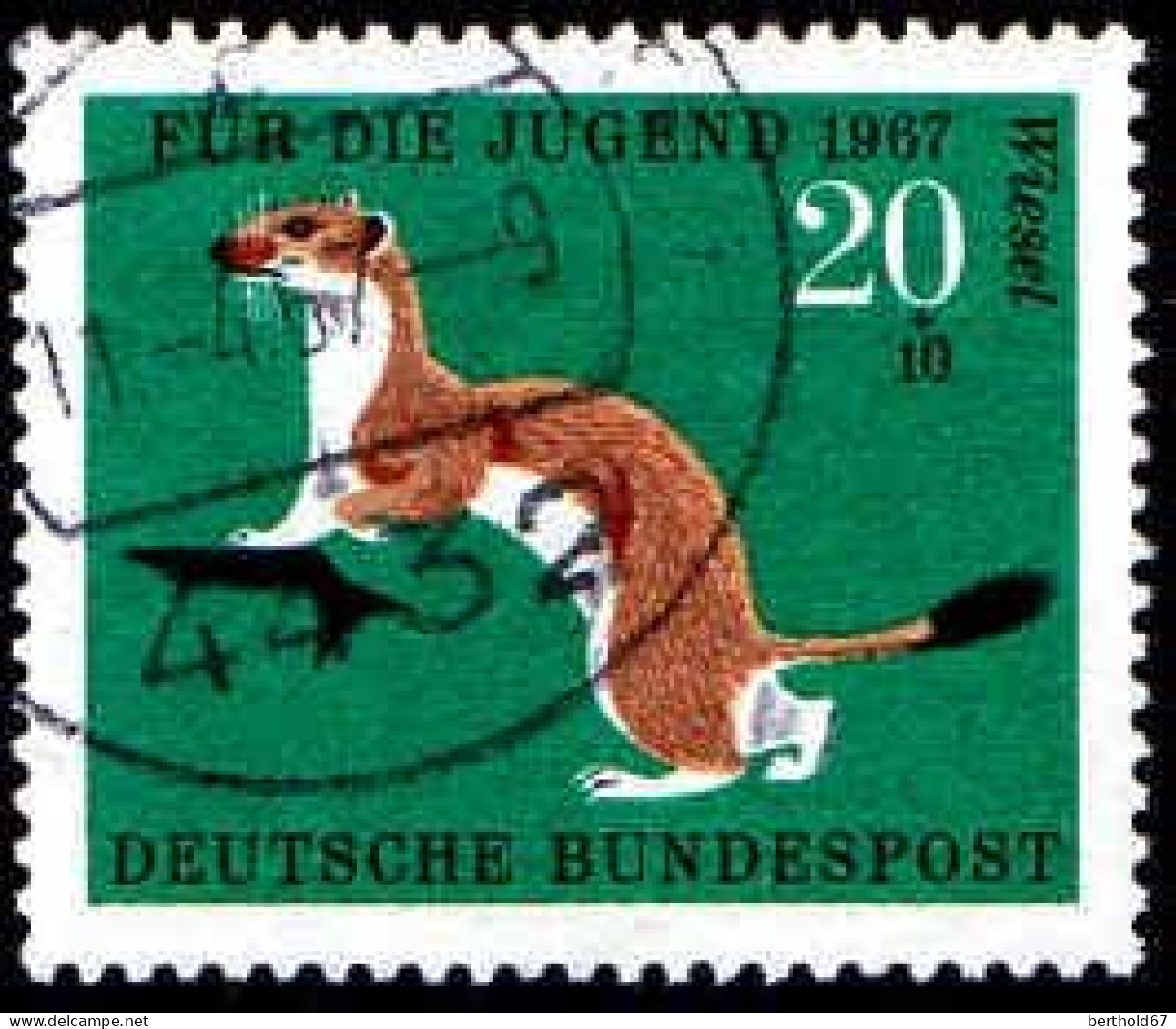 RFA Poste Obl Yv: 387/390 Für Die Jugend Animaux à Fourrure (Beau Cachet Rond) - Used Stamps