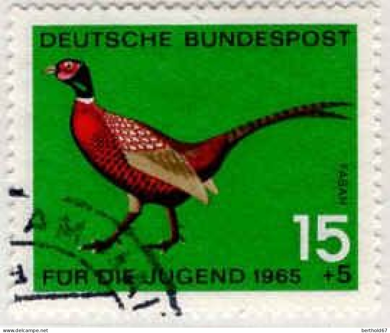 RFA Poste Obl Yv: 330/333 Für Die Jugend Gibier à Plumes  (TB Cachet Rond) Bremen - Oblitérés