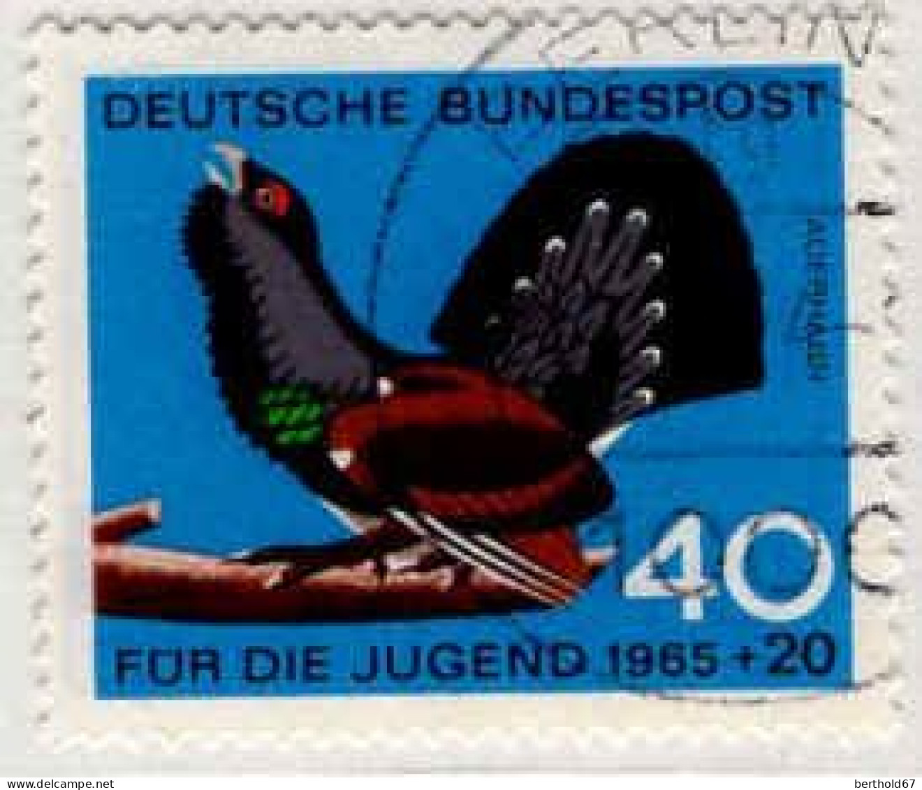 RFA Poste Obl Yv: 330/333 Für Die Jugend Gibier à Plumes  (TB Cachet Rond) Bremen - Oblitérés