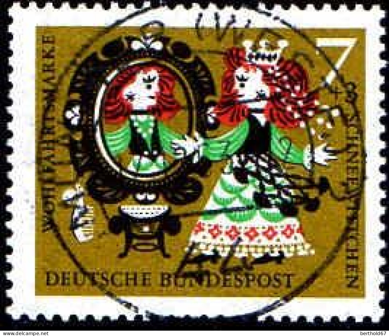 RFA Poste Obl Yv: 257/260 Schneewittchen (TB Cachet Rond) - Usados