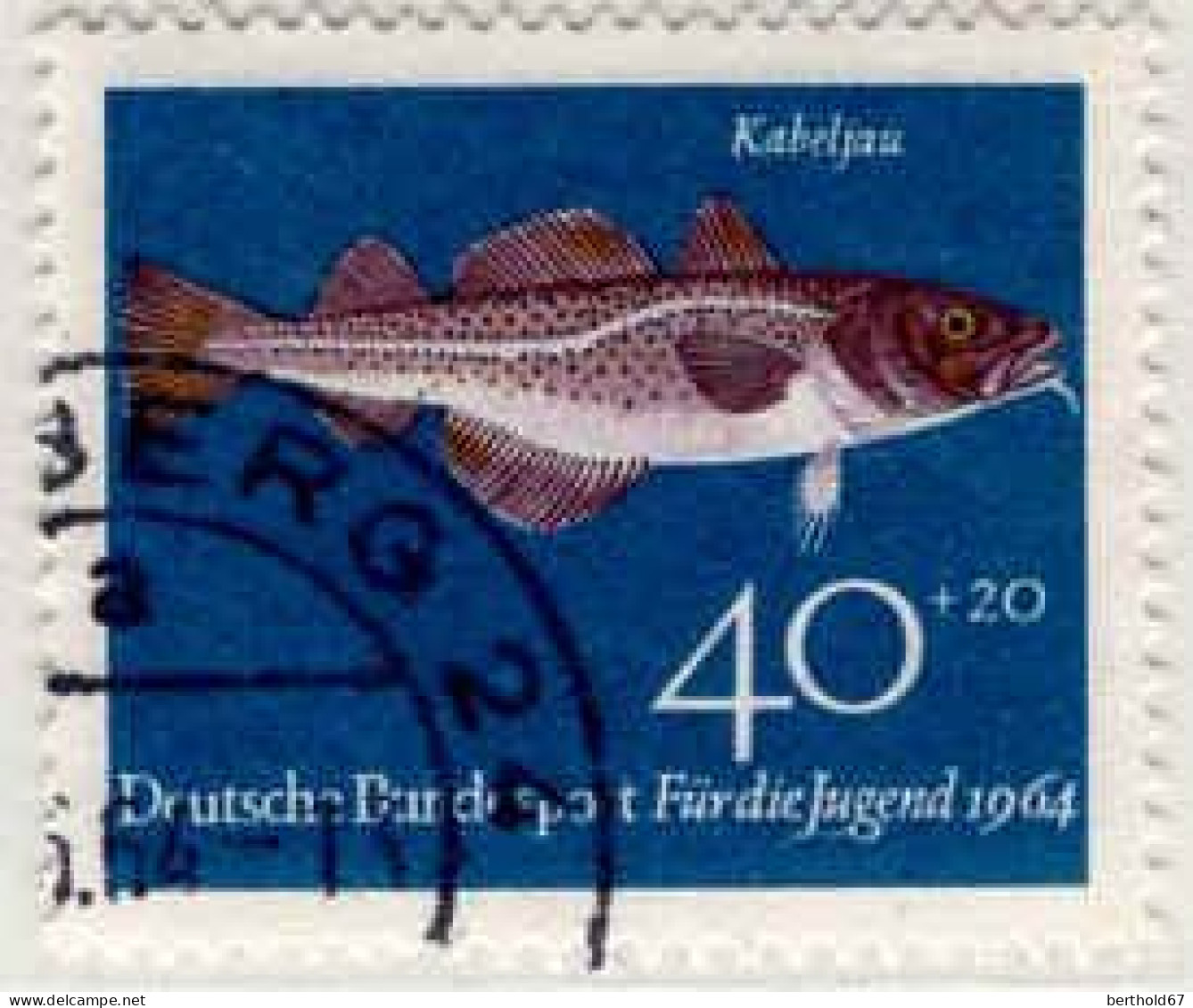 RFA Poste Obl Yv: 284/287 Für Die Jugend Poissons  (TB Cachet Rond) Frankfurt - Gebraucht