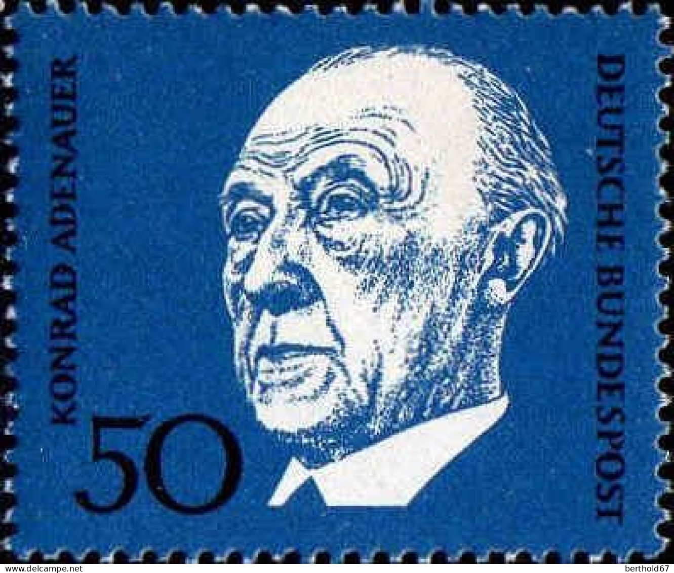 RFA Poste N** Yv: 419/422 1.Anniversaire De La Mort De Konrad Adenauer - Unused Stamps